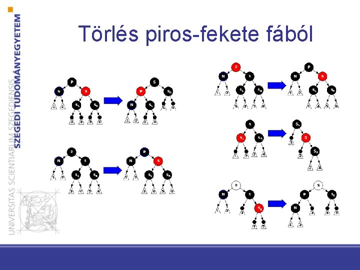 Törlés piros-fekete fából 