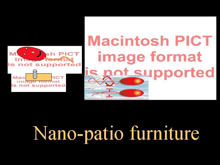 Nano-patio furniture 