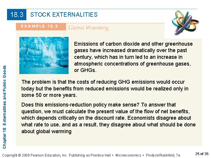 Chapter 18 Externalities and Public Goods 18. 3 STOCK EXTERNALITIES Emissions of carbon dioxide