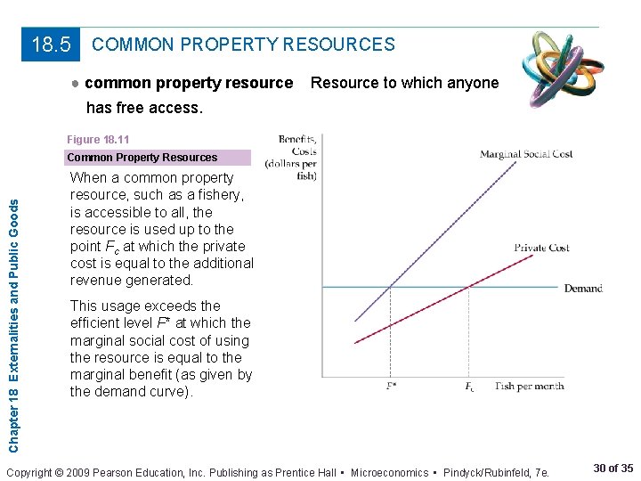 18. 5 COMMON PROPERTY RESOURCES ● common property resource Resource to which anyone has