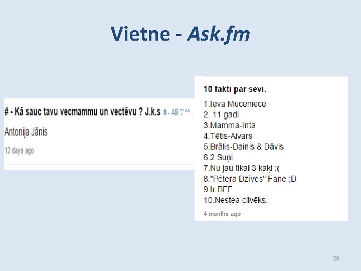 Vietne - Ask. fm 25 
