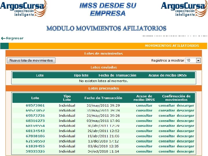 MODULO MOVIMIENTOS AFILIATORIOS 