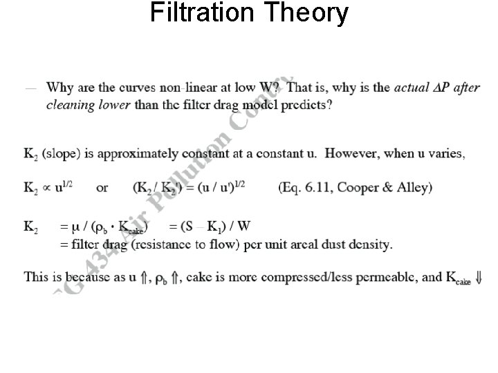 Filtration Theory 