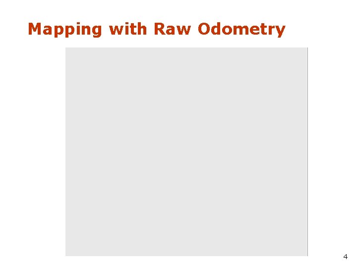 Mapping with Raw Odometry 4 