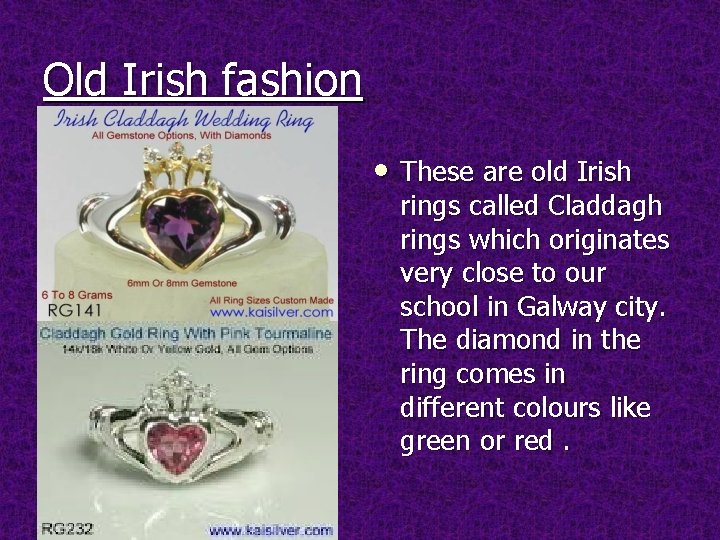 Old Irish fashion • These are old Irish rings called Claddagh rings which originates