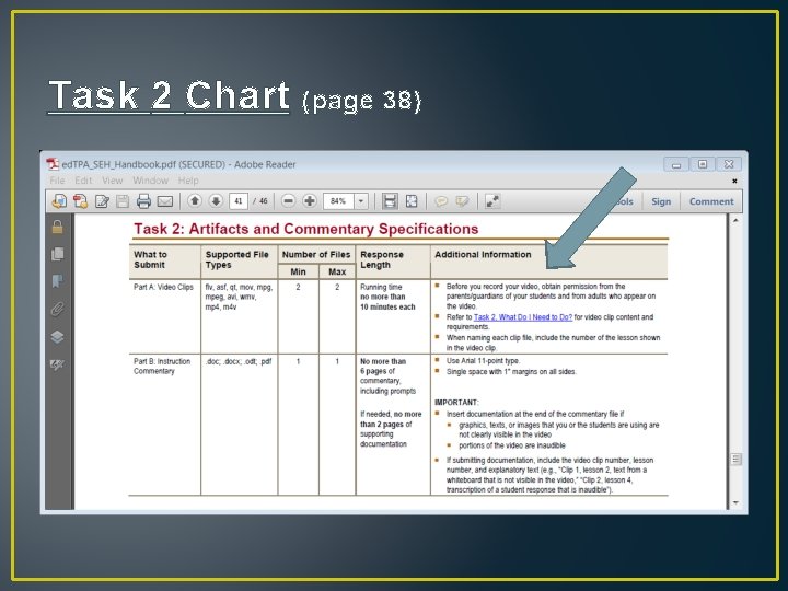 Task 2 Chart (page 38) 