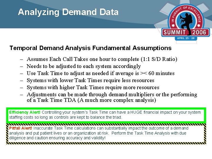 Analyzing Demand Data Temporal Demand Analysis Fundamental Assumptions – – – Assumes Each Call