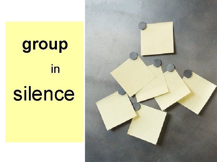 group in silence 