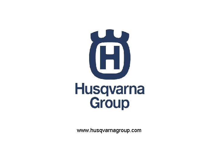 www. husqvarnagroup. com 