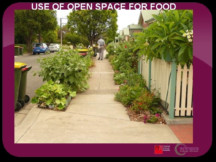 USE OF OPEN SPACE FOR FOOD PRODUCTION 