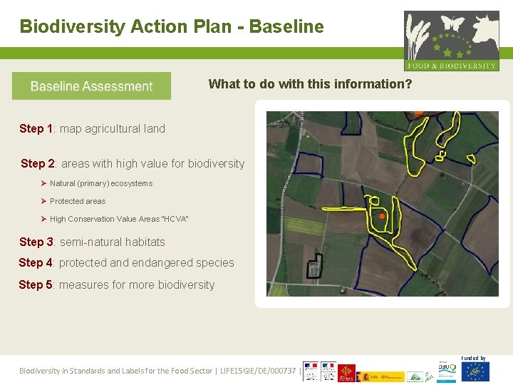 Biodiversity Action Plan - Baseline What to do with this information? Step 1: map