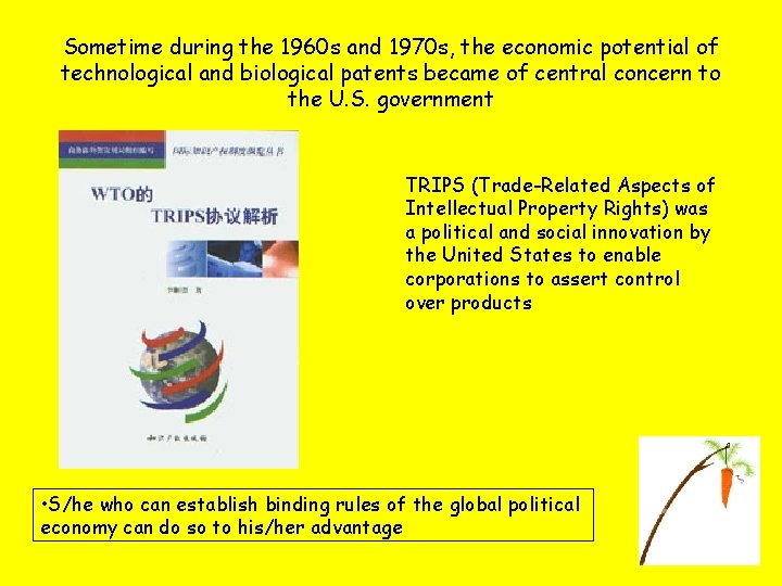 Sometime during the 1960 s and 1970 s, the economic potential of technological and
