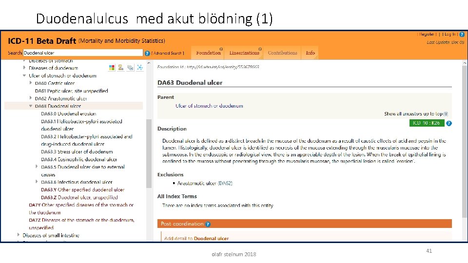 Duodenalulcus med akut blödning (1) olafr steinum 2018 41 
