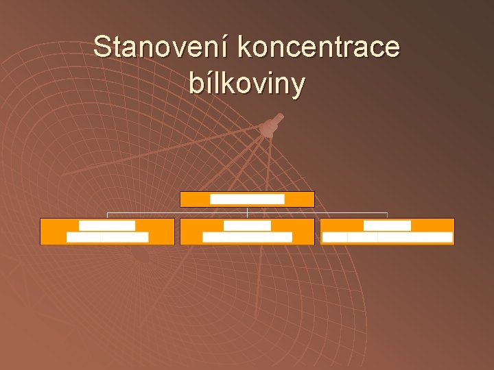 Stanovení koncentrace bílkoviny 