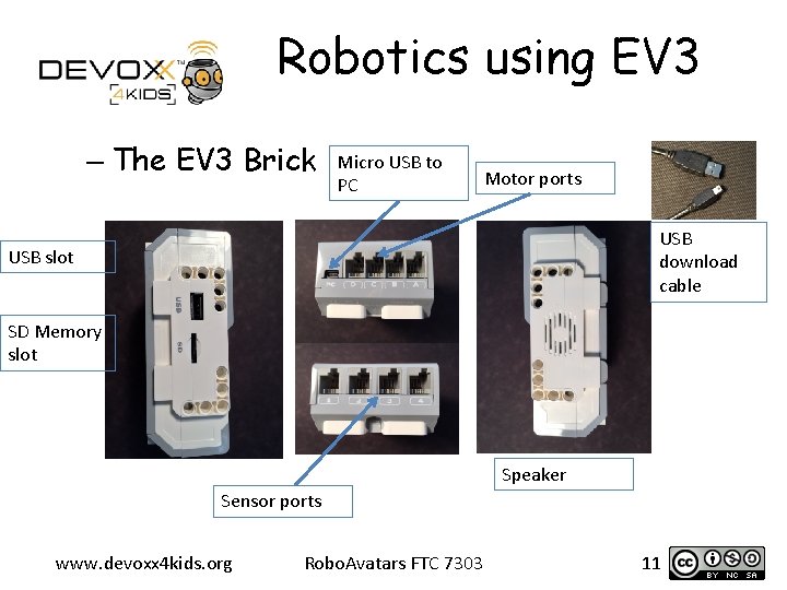Robotics using EV 3 – The EV 3 Brick Micro USB to PC Motor
