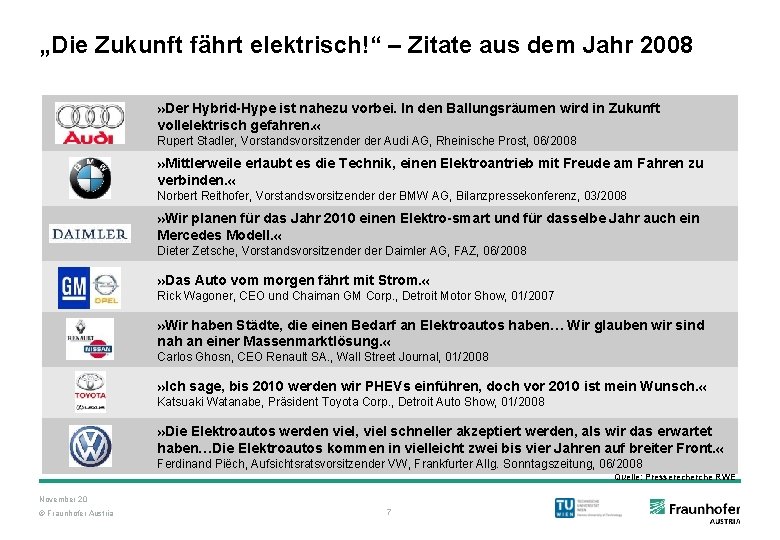 „Die Zukunft fährt elektrisch!“ – Zitate aus dem Jahr 2008 » Der Hybrid-Hype ist