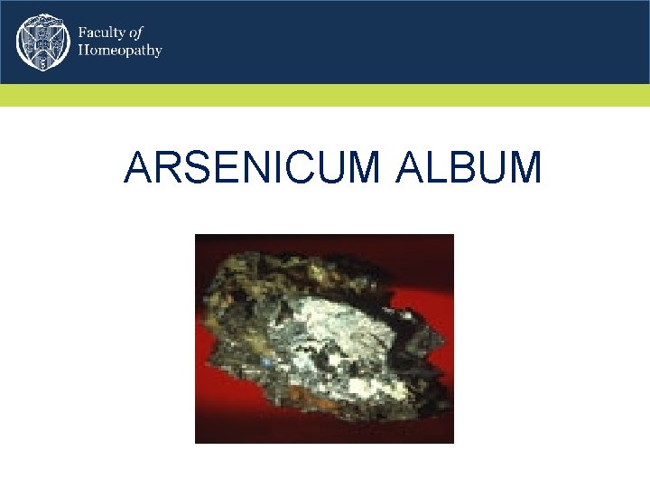 ARSENICUM ALBUM 