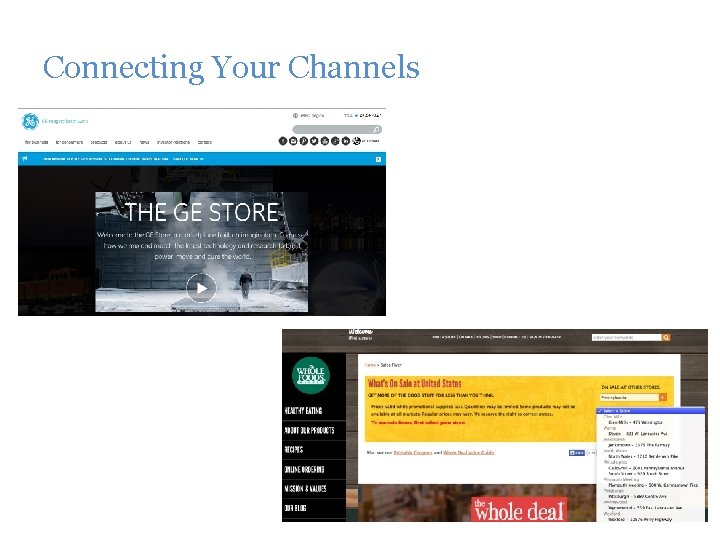 Connecting Your Channels 27 