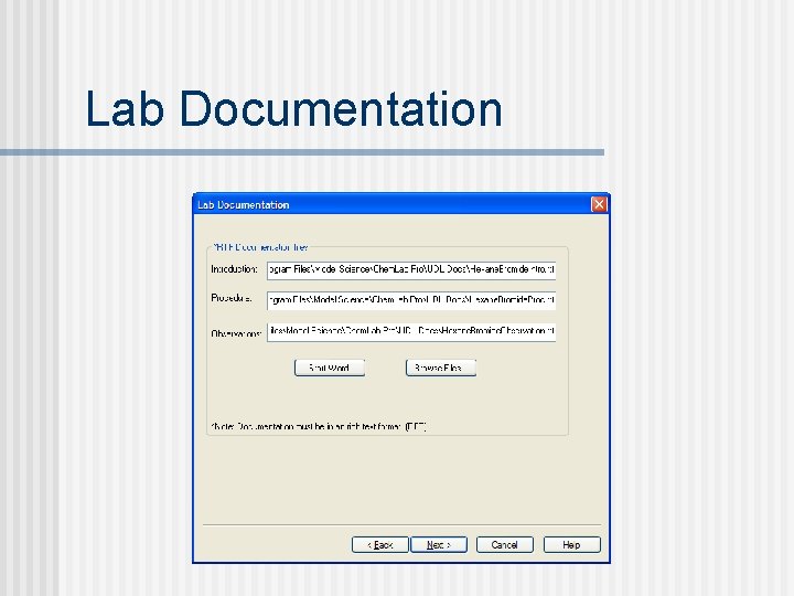 Lab Documentation 