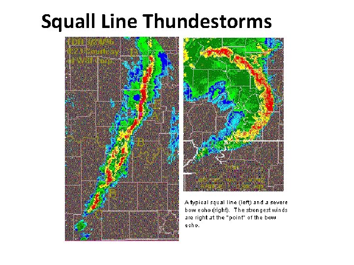 Squall Line Thundestorms 