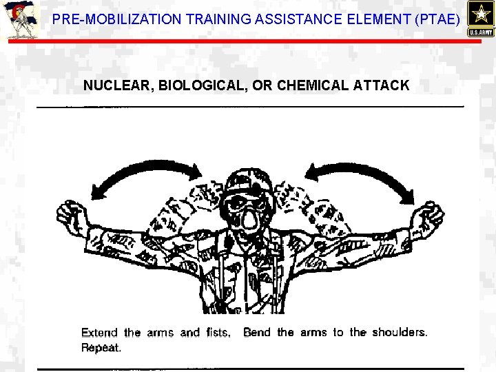 PRE-MOBILIZATION TRAINING ASSISTANCE ELEMENT (PTAE) NUCLEAR, BIOLOGICAL, OR CHEMICAL ATTACK 