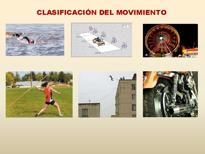 CLASIFICACIÓN DEL MOVIMIENTO 