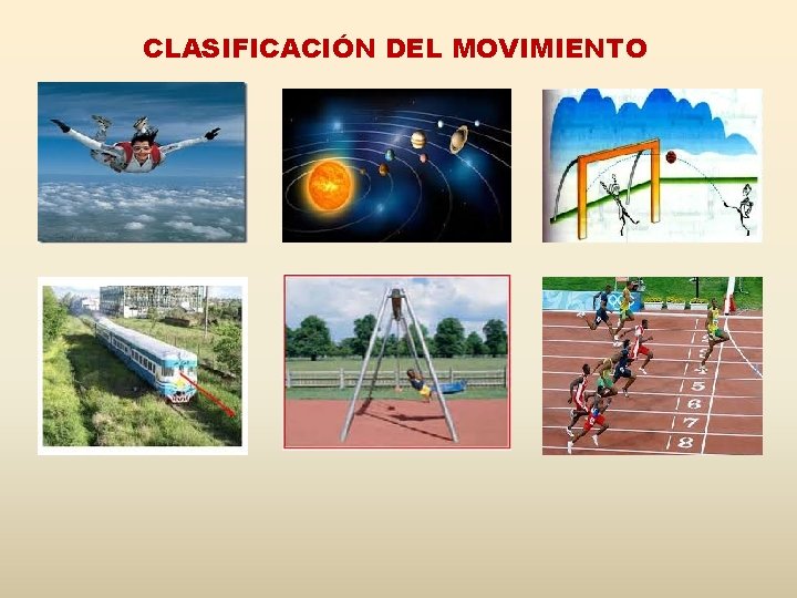 CLASIFICACIÓN DEL MOVIMIENTO 