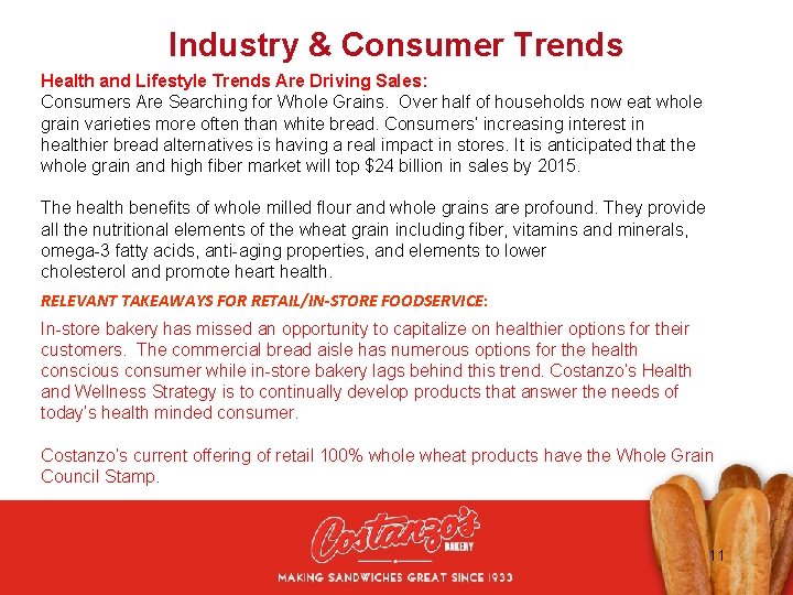 * Industry & Consumer Trends Health and Lifestyle Trends Are Driving Sales: Consumers Are