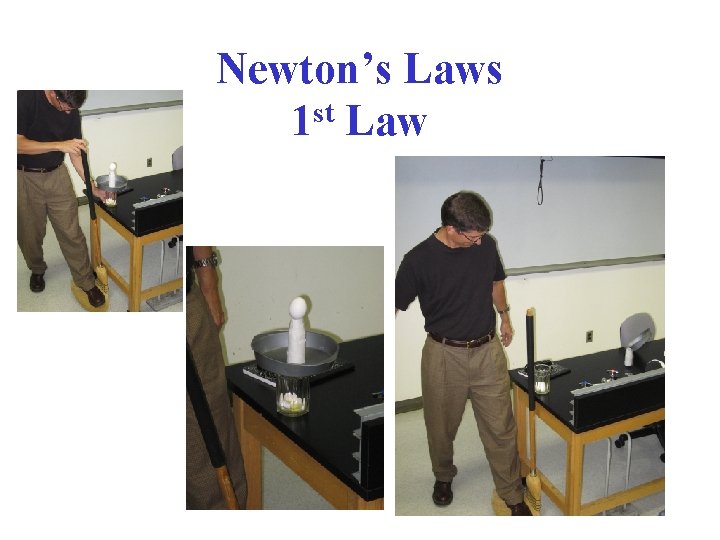 Newton’s Laws 1 st Law 