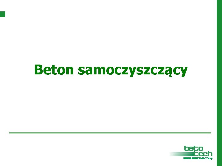 Beton samoczyszczący 