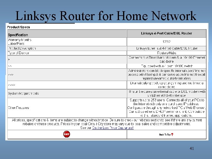 Linksys Router for Home Network 41 