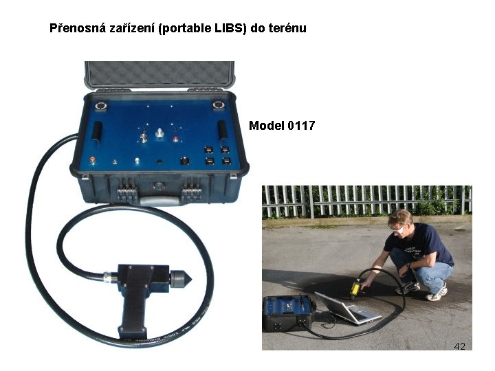 Přenosná zařízení (portable LIBS) do terénu Model 0117 42 