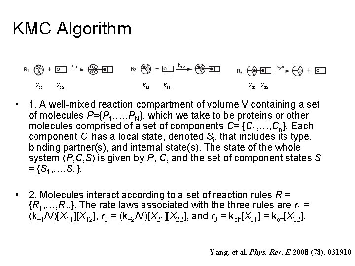 KMC Algorithm X 11 X 12 X 21 X 22 X 31 X 32