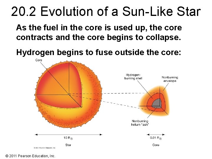 20. 2 Evolution of a Sun-Like Star As the fuel in the core is