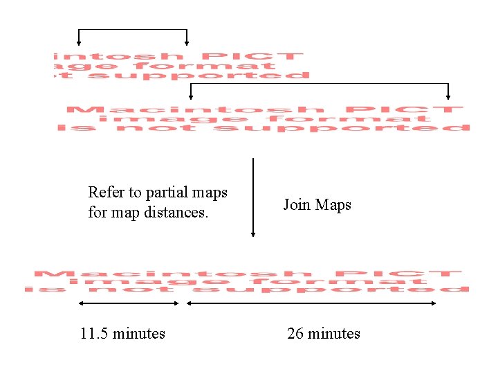 Refer to partial maps for map distances. 11. 5 minutes Join Maps 26 minutes