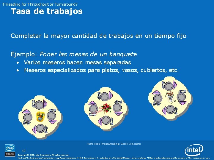 Threading for Throughput or Turnaround? Tasa de trabajos Completar la mayor cantidad de trabajos