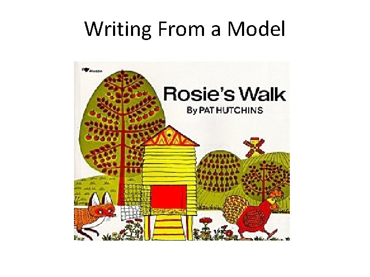 Writing From a Model 