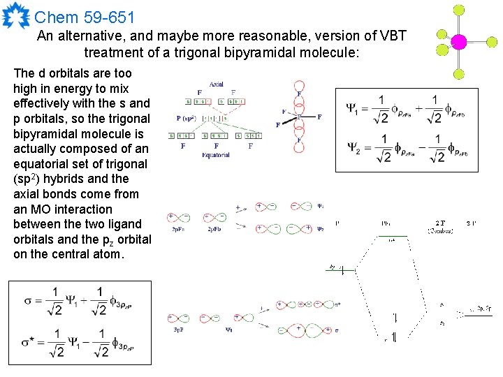 Chem 59 -651 An alternative, and maybe more reasonable, version of VBT treatment of