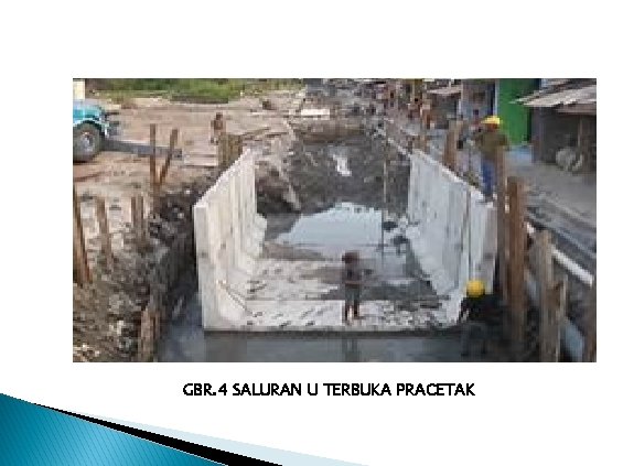 GBR. 4 SALURAN U TERBUKA PRACETAK 