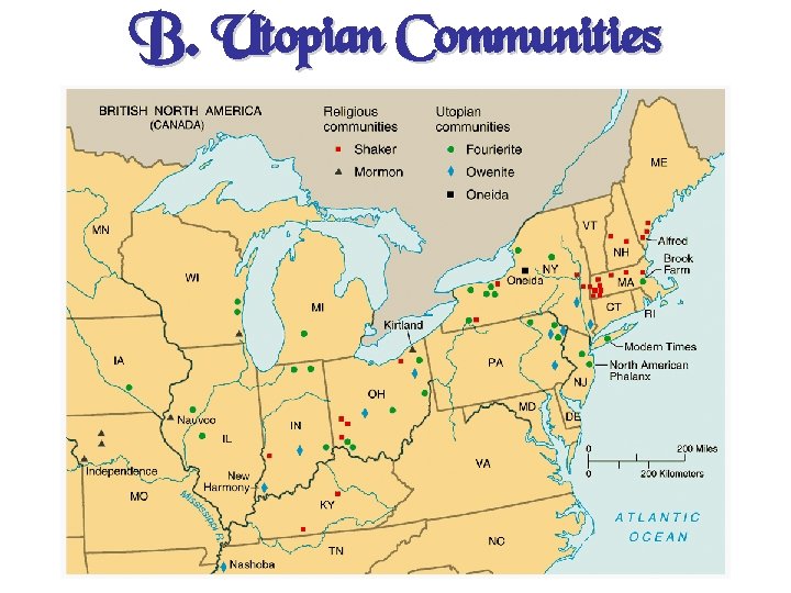 B. Utopian Communities 