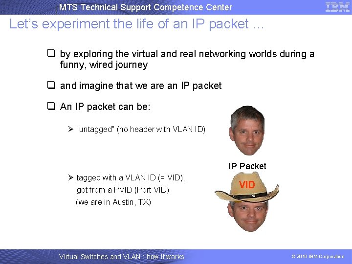 MTS Technical Support Competence Center Let’s experiment the life of an IP packet …