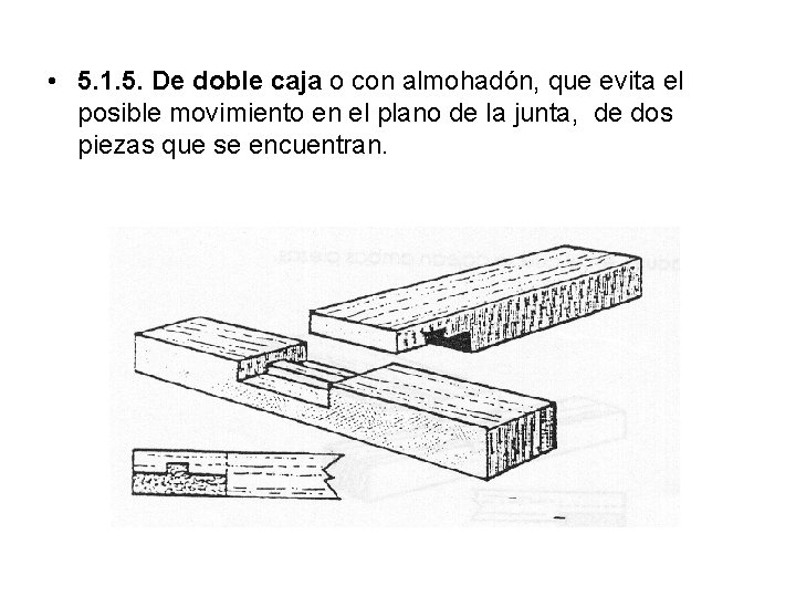  • 5. 1. 5. De doble caja o con almohadón, que evita el