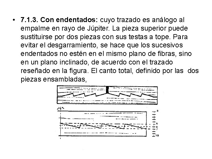  • 7. 1. 3. Con endentados: cuyo trazado es análogo al empalme en