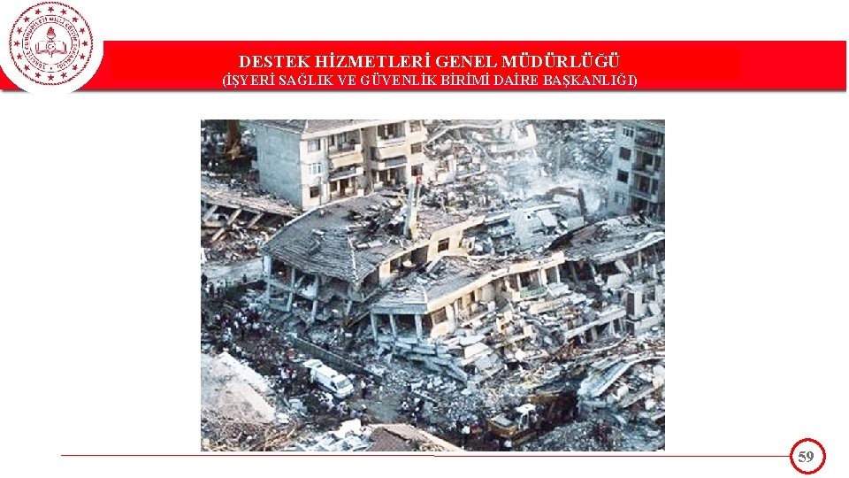 DESTEK HİZMETLERİ GENEL MÜDÜRLÜĞÜ DESTEK(İŞYERİ HİZMETLERİ GENEL MÜDÜRLÜĞÜ SAĞLIK VE GÜVENLİK BİRİMİ DAİRE BAŞKANLIĞI)