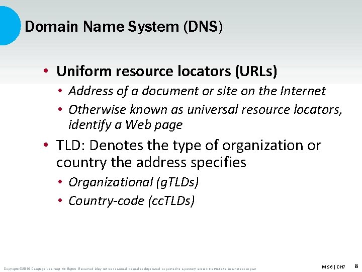 Domain Name System (DNS) • Uniform resource locators (URLs) • Address of a document