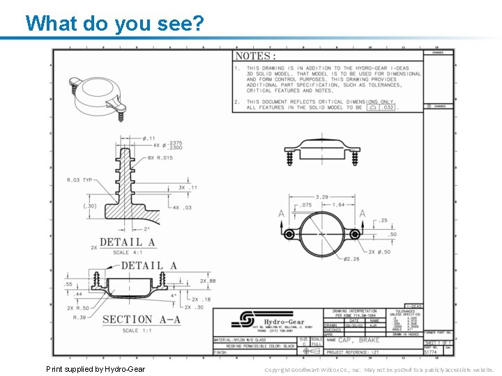 What do you see? Print supplied by Hydro-Gear Copyright Goodheart-Willcox Co. , Inc. May What do you see? Print supplied by Hydro-Gear Copyright Goodheart-Willcox Co. , Inc. May