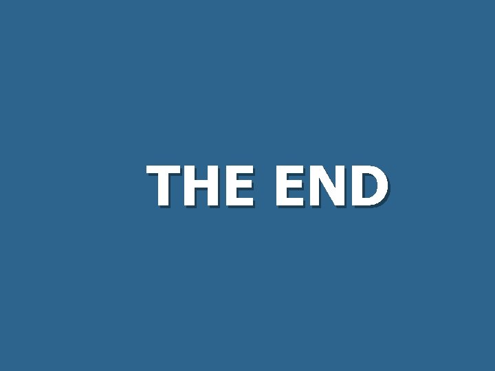 THE END 