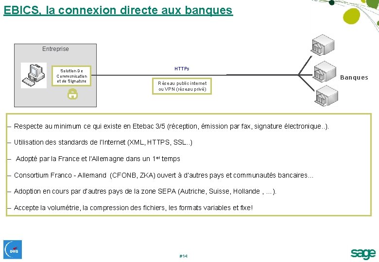 EBICS, la connexion directe aux banques Entreprise Solution De Communication et de Signature HTTPs