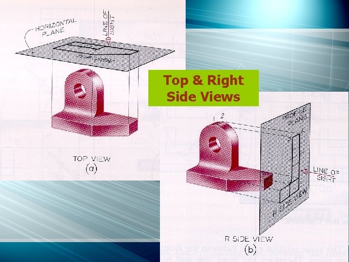 Top & Right Side Views 