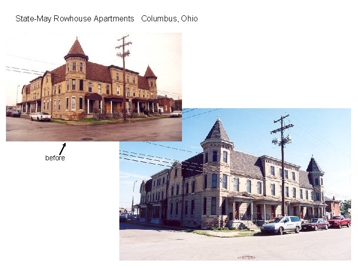 State-May Rowhouse Apartments Columbus, Ohio before 